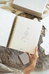 Matt Notebook Bebek Anı Defteri ve Anne Hamile Günlüğü Fotoğraf Albümü