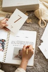 Matt Notebook Bebek Anı Defteri ve Anne Hamile Günlüğü Fotoğraf Albümü