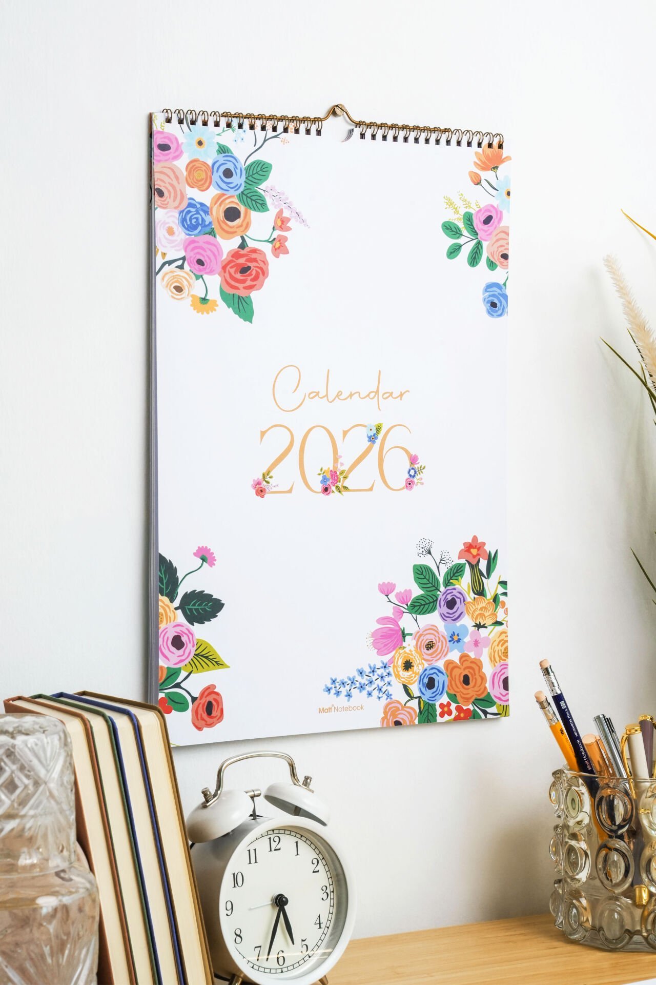 Matt Notebook 2026 Yılı Duvar Takvimi