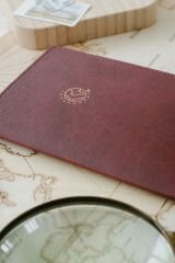 Matt Notebook Pasaport Kılıfı Bordo