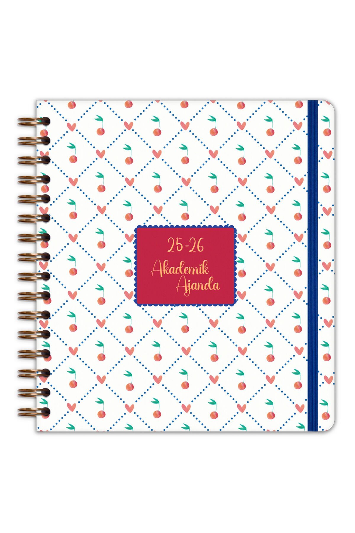 Matt Notebook 2025-2026 Akademik Kare Ajanda Spiralli - 17 Aylık