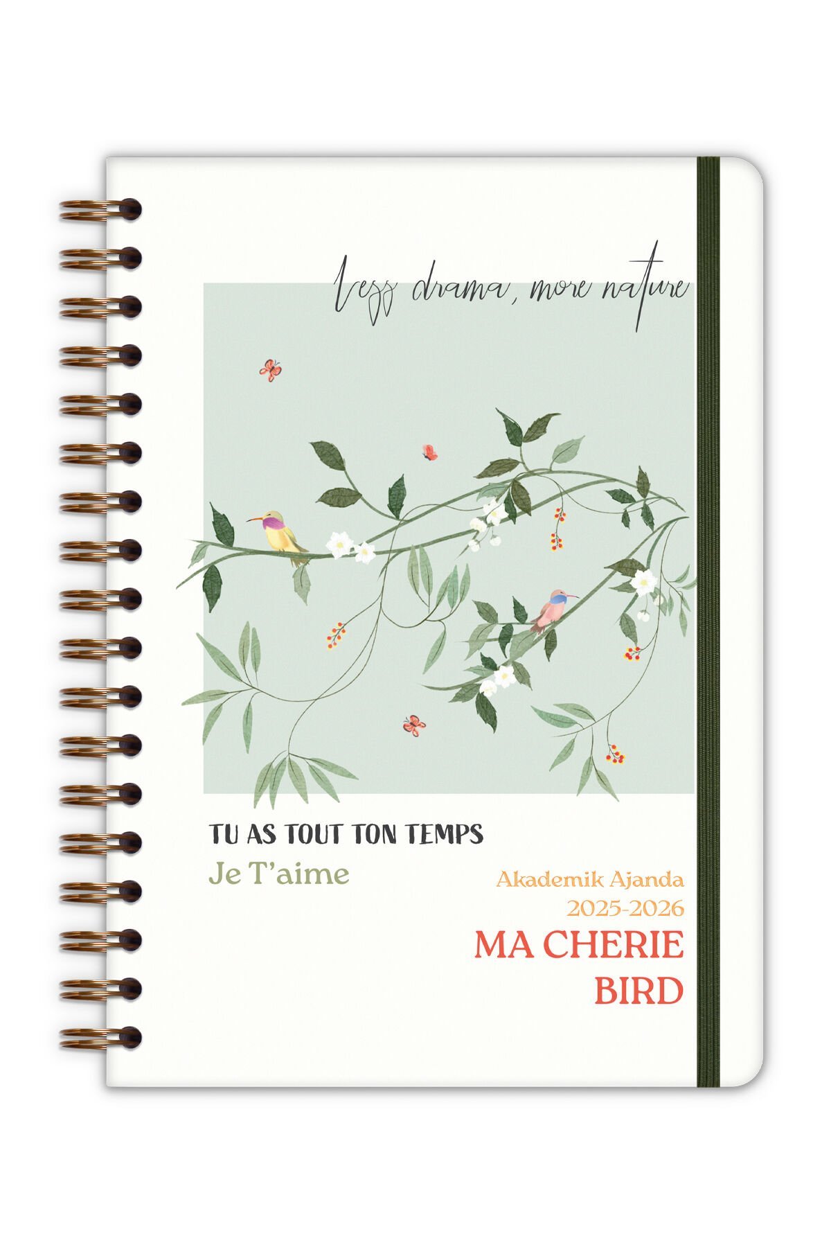 Matt Notebook 2025-2026 Akademik Ajanda Spiralli 17x24 cm - 17 Aylık