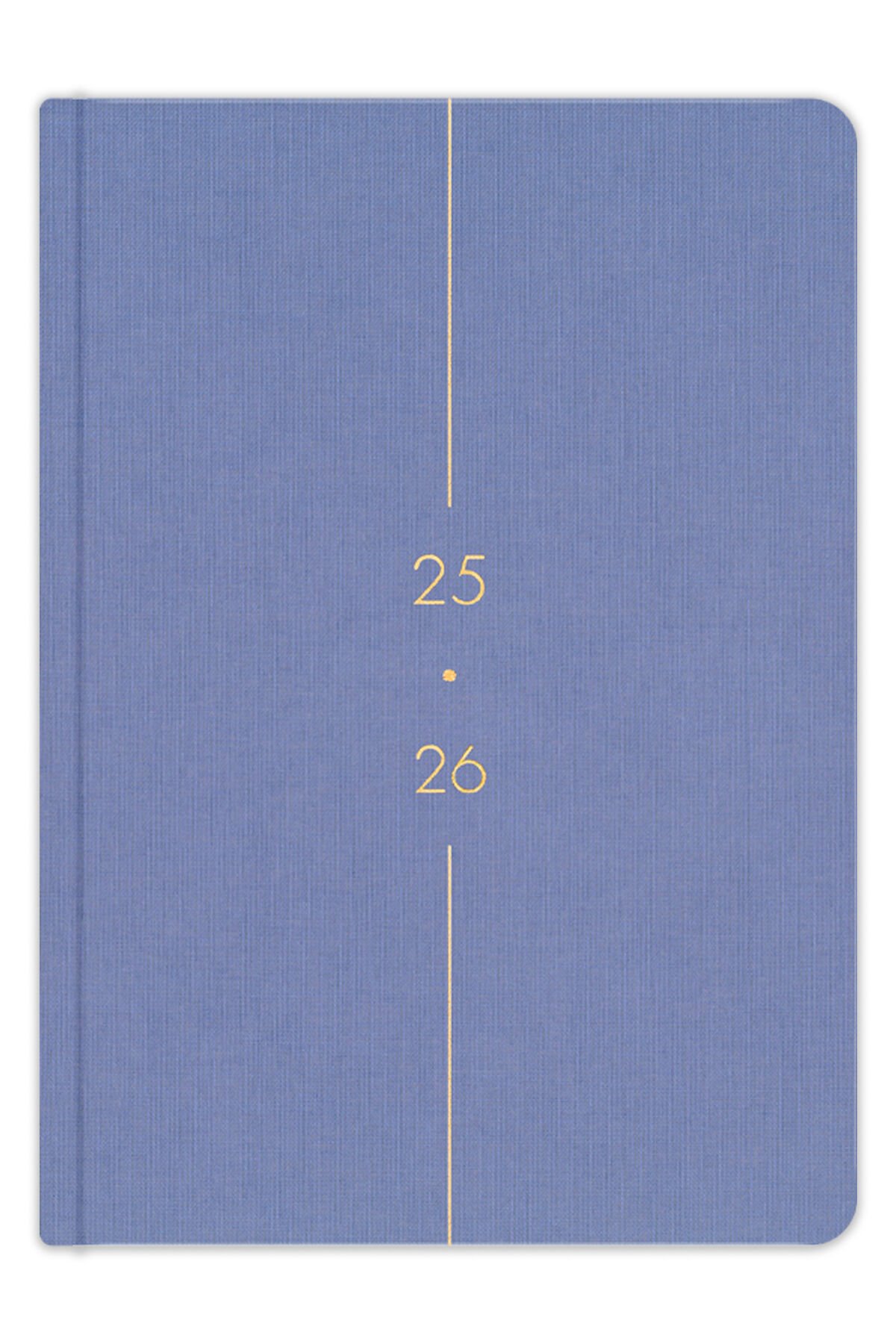 Matt Notebook 2025-2026 A5 Keten Akademik Ajanda 15x21 cm - 17 Aylık Lila