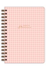 Matt Notebook A5 Spiralli Süresiz Planlayıcı Ajanda Motivasyon Sayfalı Pötikare