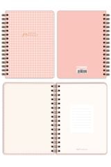Matt Notebook A5 Spiralli Süresiz Planlayıcı Ajanda Motivasyon Sayfalı Pötikare