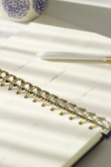 Matt Notebook A5 Spiralli Keten Süresiz Planlayıcı Ajanda Lacivert