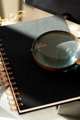 Matt Notebook A5 Spiralli Keten Süresiz Planlayıcı Ajanda Siyah