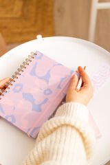 Matt Notebook A5 15x21 cm Spiralli Lastikli Çizgili Tarihsiz Not Defteri
