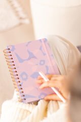 Matt Notebook A5 15x21 cm Spiralli Lastikli Çizgili Tarihsiz Not Defteri