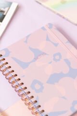 Matt Notebook A5 15x21 cm Spiralli Lastikli Çizgili Tarihsiz Not Defteri