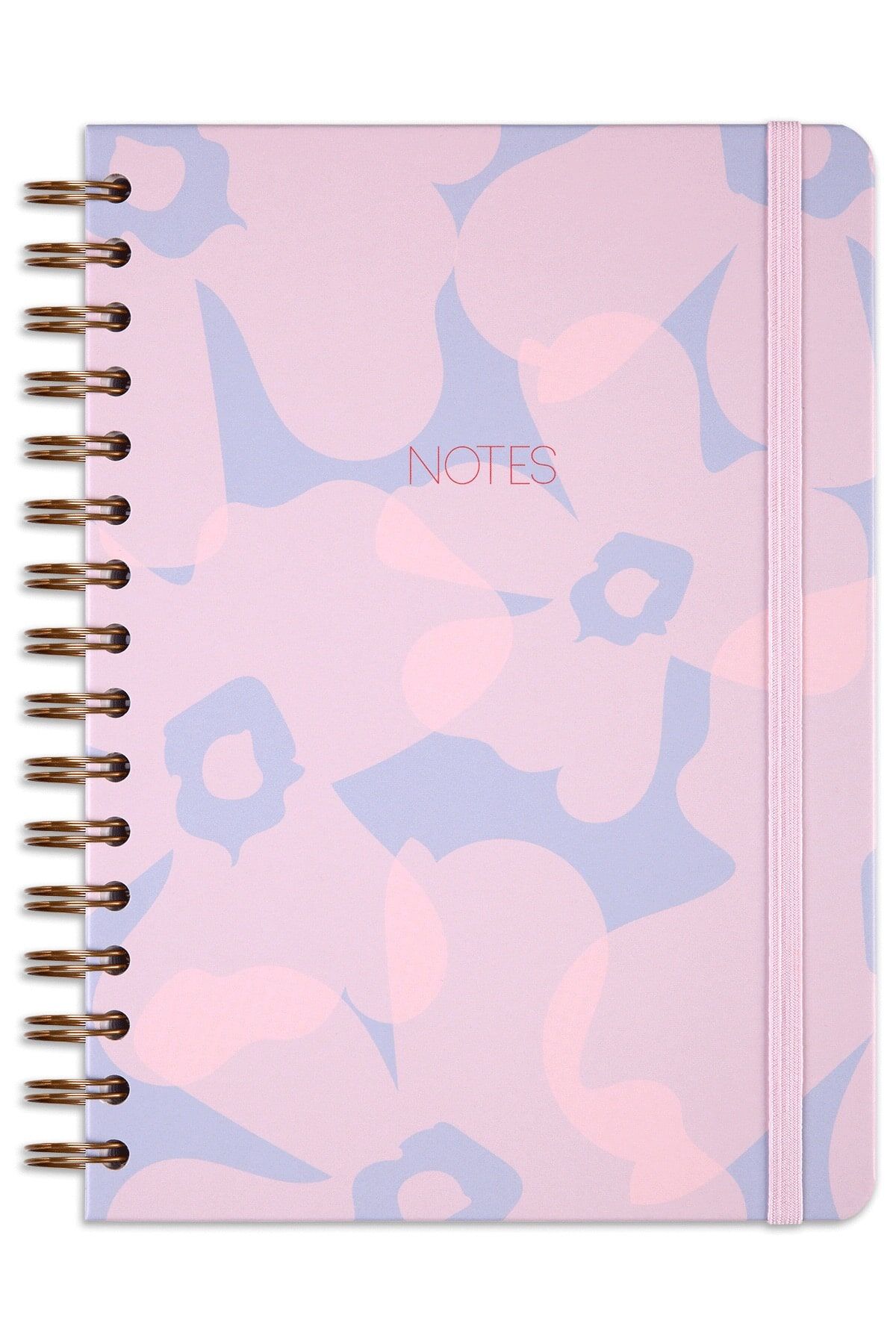 Matt Notebook A5 15x21 cm Spiralli Lastikli Çizgili Tarihsiz Not Defteri