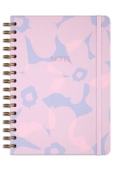 Matt Notebook A5 15x21 cm Spiralli Lastikli Çizgili Tarihsiz Not Defteri