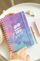 Matt Notebook A5 15x21 cm Spiralli Lastikli Çizgili Tarihsiz Not Defteri