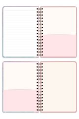 Matt Notebook A5 15x21 cm Spiralli Lastikli Çizgili Tarihsiz Not Defteri