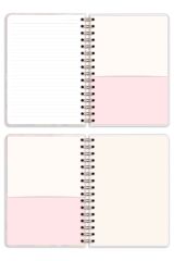 Matt Notebook A5 15x21 cm Spiralli Lastikli Çizgili Tarihsiz Not Defteri