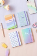 Matt Notebook 4'lü Cep Defteri Seti Çizgili Gökkuşağı