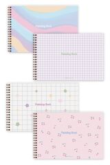 Matt Notebook 17x25 4'lü Resim Defteri Seti 20 Yaprak 150 Gram Küçük Boy