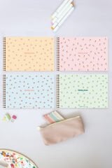 Matt Notebook 17x25 4'lü Resim Defteri Seti 20 Yaprak 150 Gram Küçük Boy