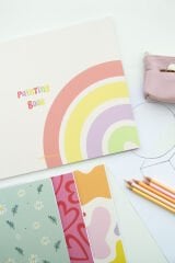Matt Notebook 25x35 4'lü Resim Defteri Seti 20 Yaprak 150 Gram Büyük Boy