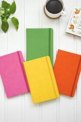 Matt - 13x21 Çizgili,Düz(Çizgisiz),Noktalı Defter Mor - Noktalı