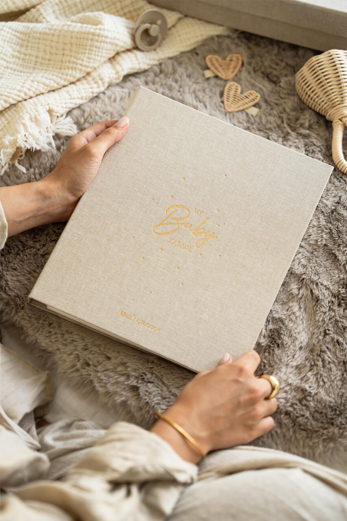 Matt Notebook Bebek Anı Defteri ve Anne Hamile Günlüğü Fotoğraf Albümü