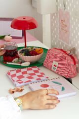 Matt Notebook 15x15 cm Kare 2'li Set Spiralli Süresiz Planlayıcı Ajanda ve Defter Kiraz