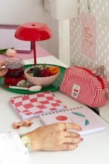 Matt Notebook 15x15 cm Kare 2'li Set Spiralli Süresiz Planlayıcı Ajanda ve Defter Kiraz