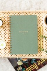 Matt Notebook A5 15x21 cm Spiralli Keten Not Defteri Yeşil