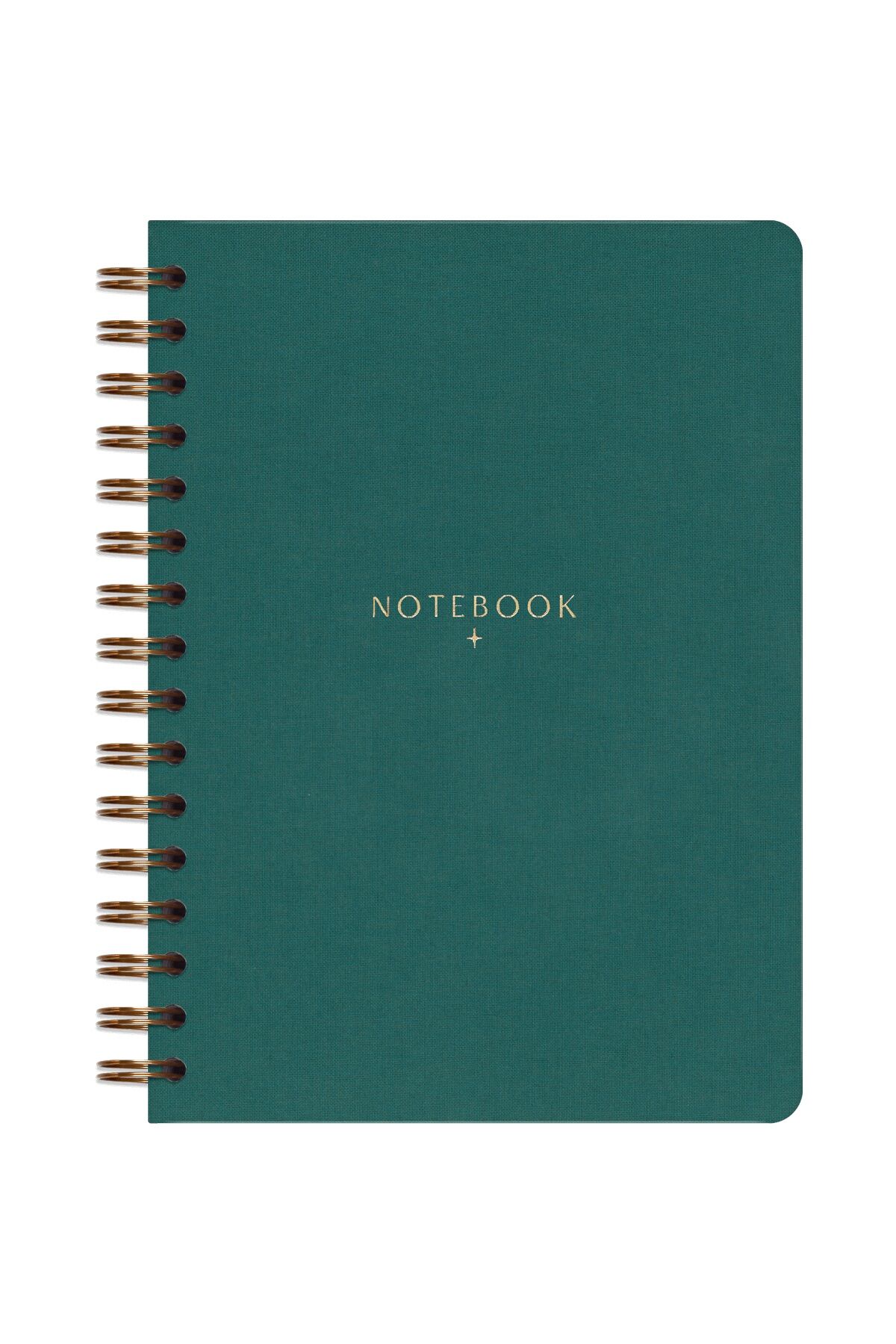 Matt Notebook A5 15x21 cm Spiralli Keten Not Defteri Koyu Yeşil