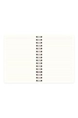 Matt Notebook A5 15x21 cm Spiralli Keten Not Defteri Kahverengi
