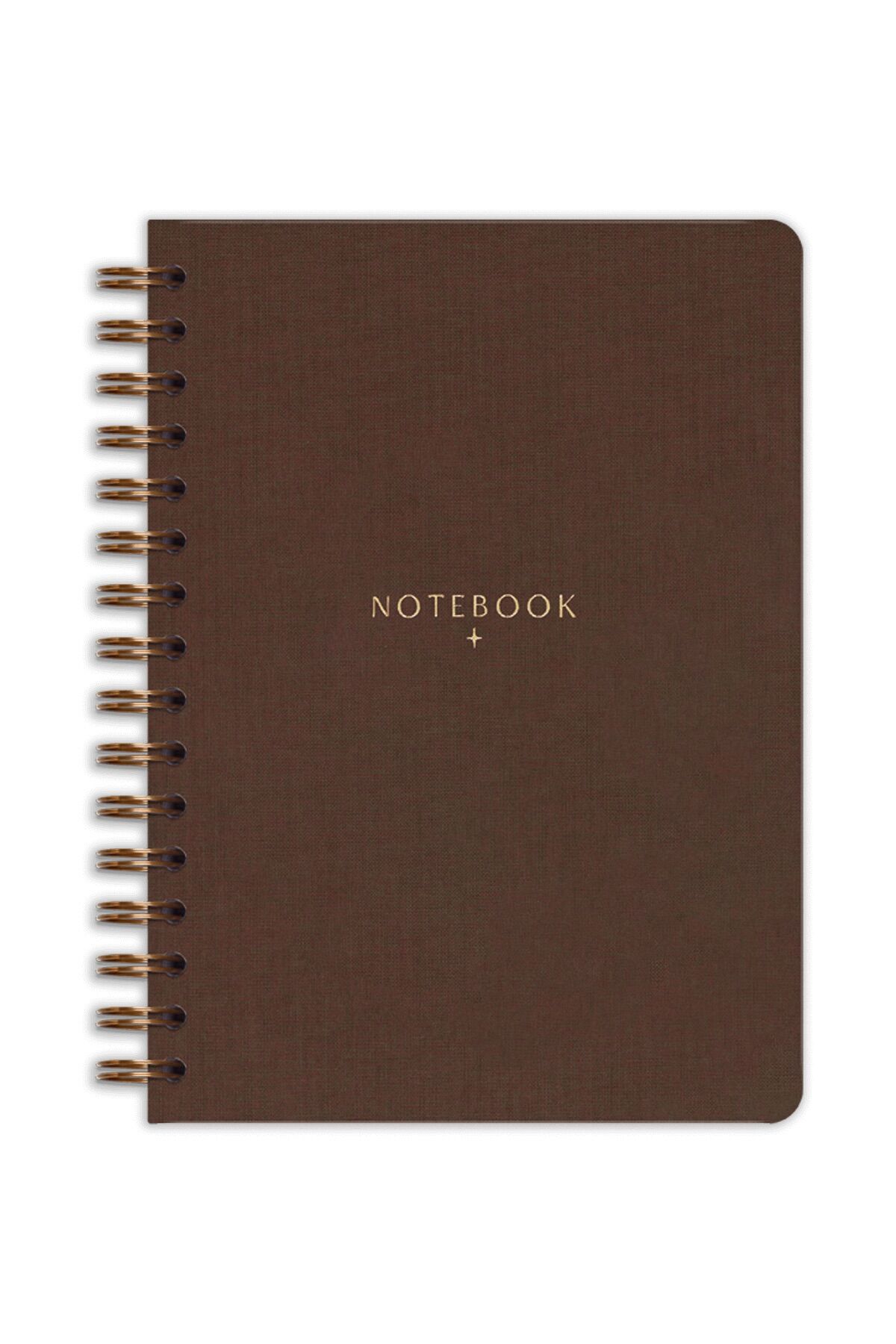 Matt Notebook A5 15x21 cm Spiralli Keten Not Defteri Kahverengi