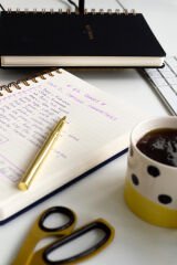 Matt Notebook A5 15x21 cm Spiralli Keten Not Defteri Siyah