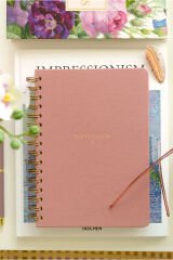 Matt Notebook A5 15x21 cm Spiralli Keten Not Defteri Pembe