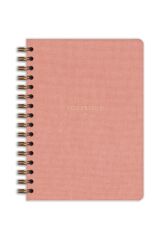 Matt Notebook A5 15x21 cm Spiralli Keten Not Defteri Pembe
