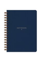 Matt Notebook A5 15x21 cm Spiralli Keten Not Defteri Lacivert