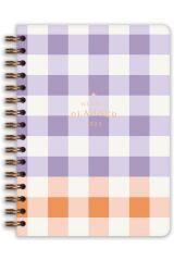 Matt Notebook 2025 Yılı A5 Haftalık Ajanda Spiralli 15x21 cm - 12 Aylık - Motivasyon Sayfalı Pötikare