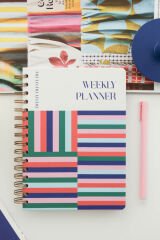 Matt Notebook 2025 Yılı A5 Ajanda Spiralli 15x21 cm - 12 Aylık