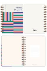 Matt Notebook 2025 Yılı A5 Ajanda Spiralli 15x21 cm - 12 Aylık