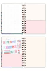 Matt Notebook 2025 Yılı A5 Ajanda Spiralli 15x21 cm - 12 Aylık