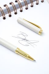 Matt Notebook Premium Roller Kalem Bej RP26