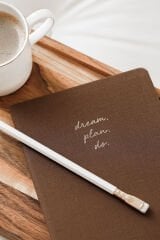 Matt Notebook 14x20 Sert Kapak Defter Çizgili Kahverengi