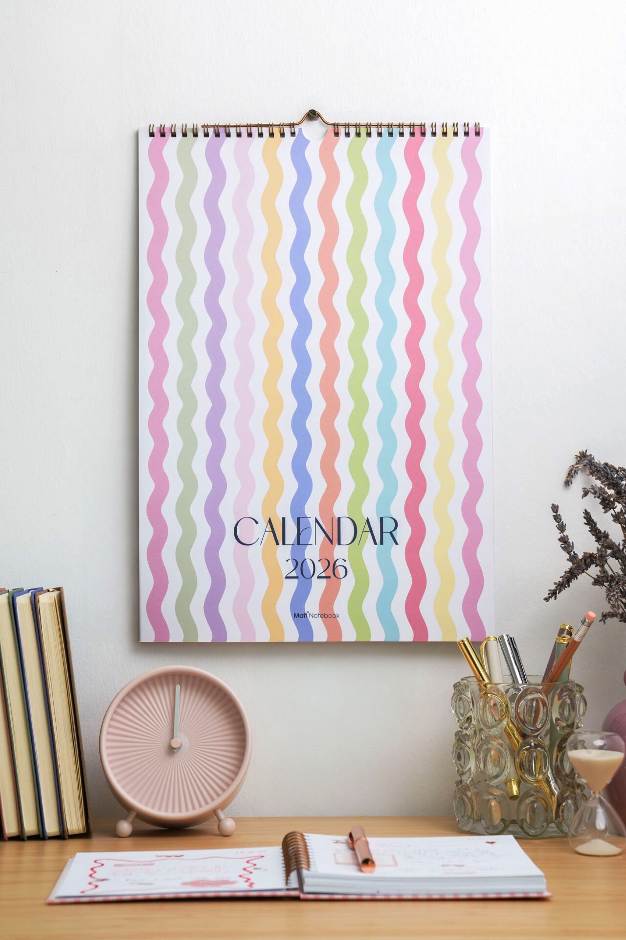 Matt Notebook 2026 Yılı Duvar Takvimi