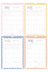 Matt Notebook 2026 Yılı Duvar Takvimi