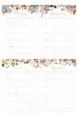 Matt Notebook 2026 Yılı Duvar Takvimi