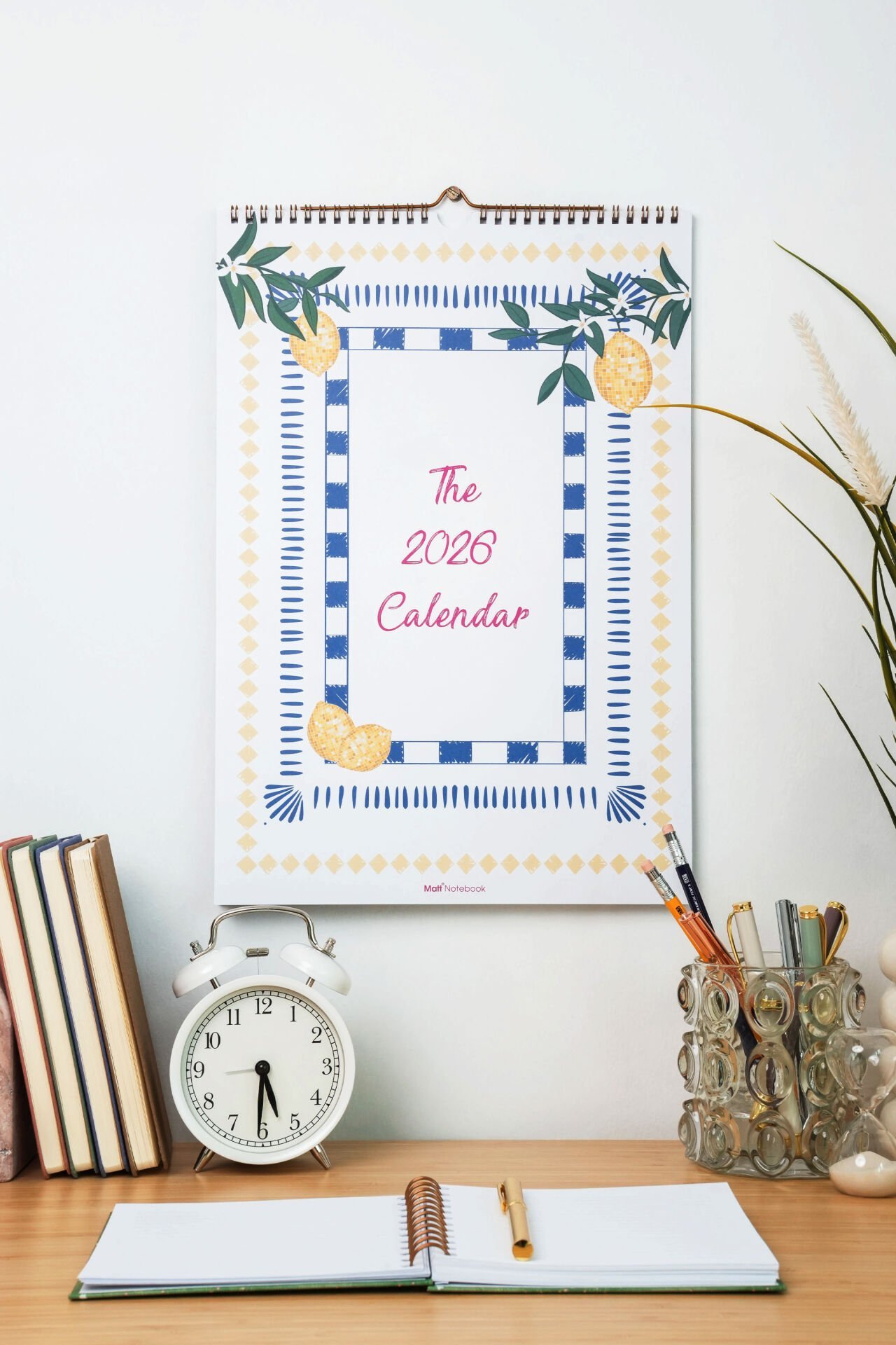 Matt Notebook 2026 Yılı Duvar Takvimi