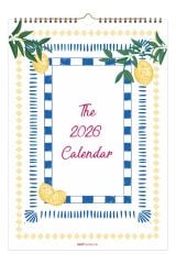 Matt Notebook 2026 Yılı Duvar Takvimi