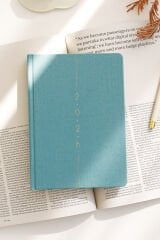 Matt Notebook 2026 Yılı A5 Keten Haftalık Ajanda 15x21 cm - 12 Aylık Turkuaz
