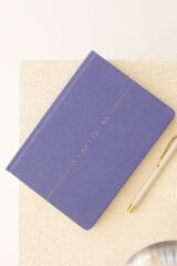 Matt Notebook 2026 Yılı A5 Keten Haftalık Ajanda 15x21 cm - 12 Aylık Lila