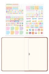 Matt Notebook 2026 Yılı A5 Keten Haftalık Ajanda 15x21 cm - 12 Aylık Tarçın