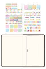 Matt Notebook 2026 Yılı A5 Keten Haftalık Ajanda 15x21 cm - 12 Aylık Kahverengi